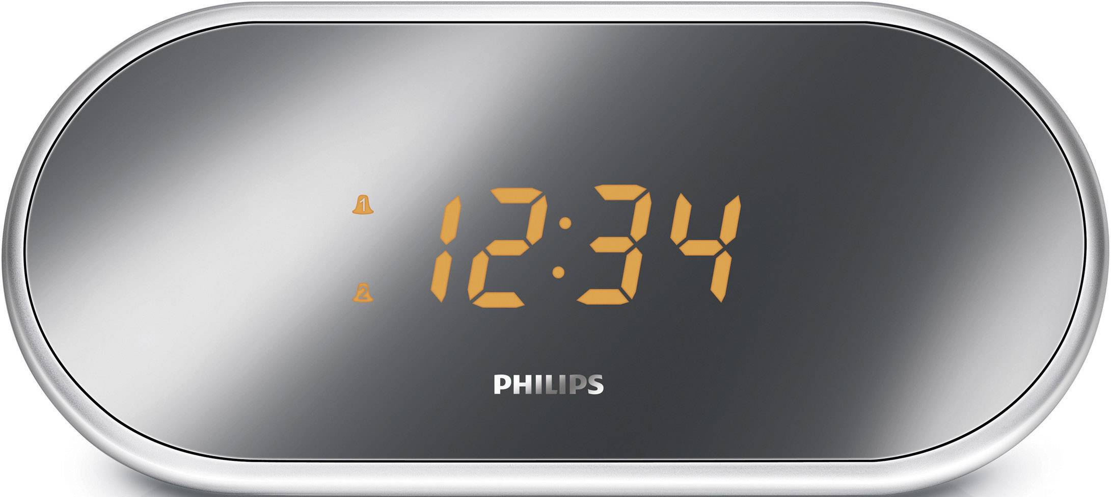 Philips AJ1000 Radiowecker UKW Weiß, Silber
