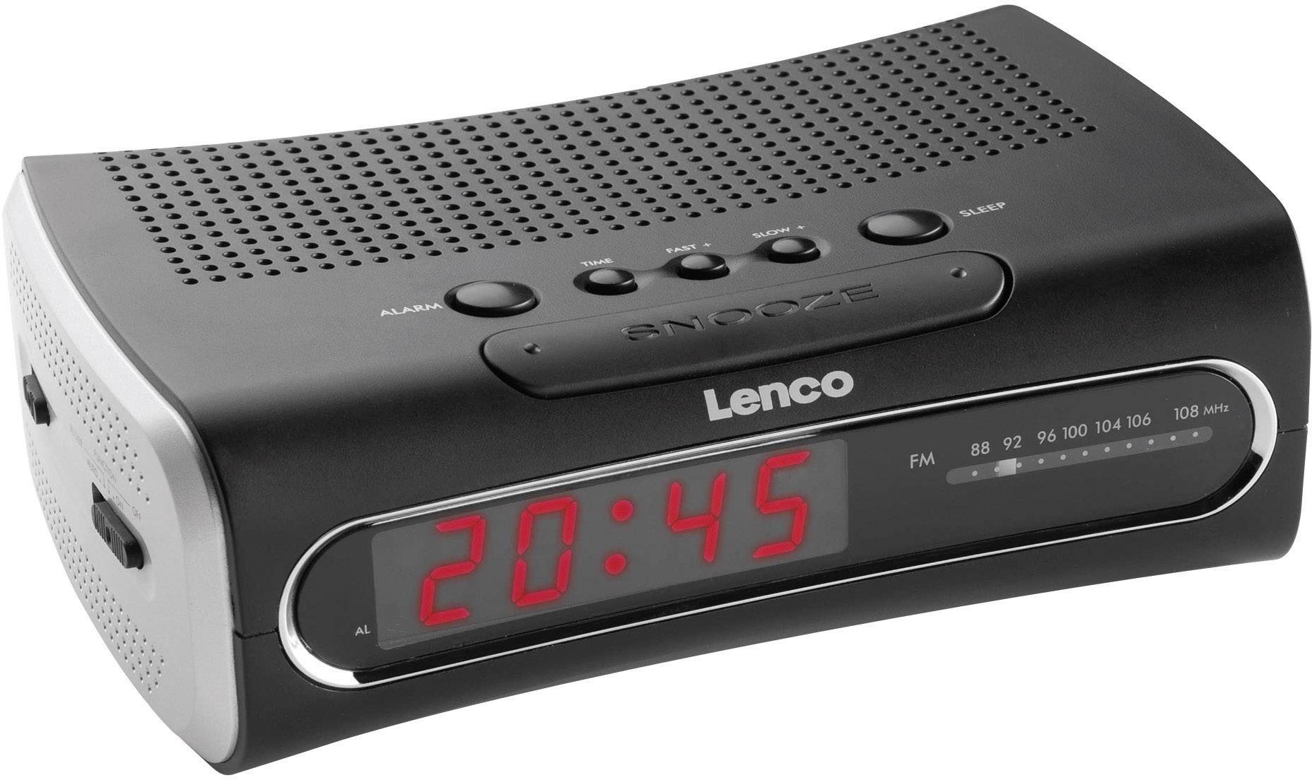 Lenco CR-3300 Radiowecker UKW Schwarz