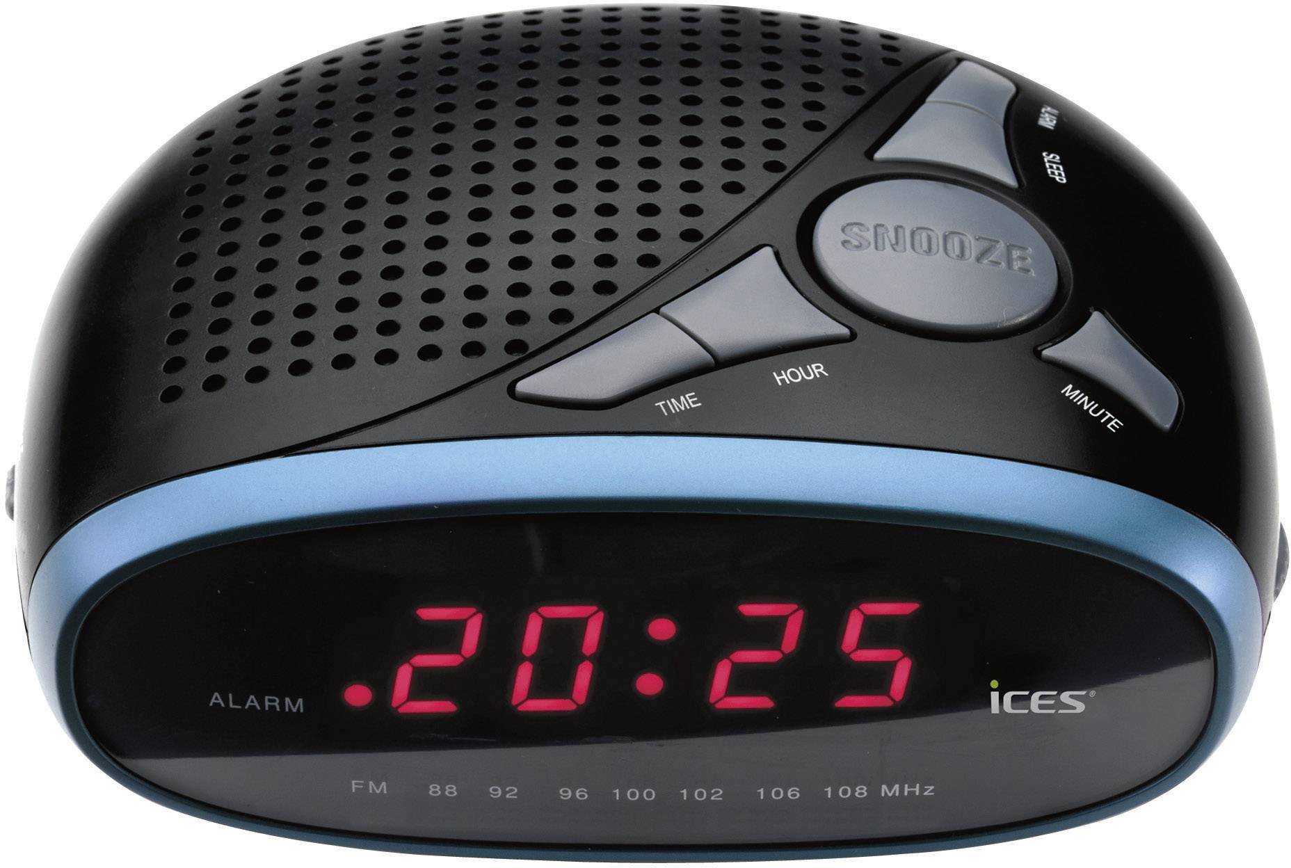 ICES ICR-200blue Radiowecker Blau