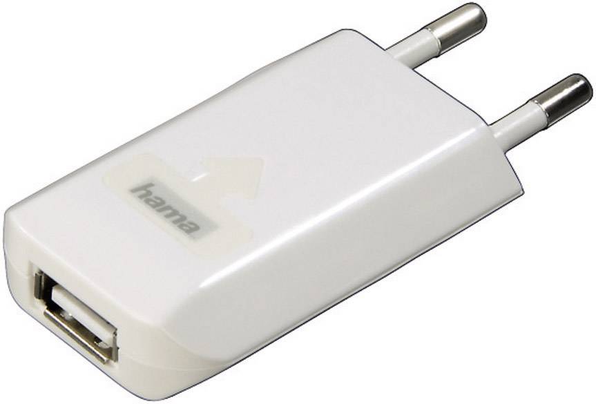 Hama 14123 USB Ladegerät USB Weiß Steckdose