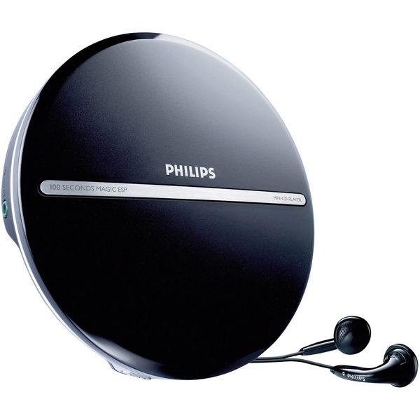 Philips EXP2546 Tragbarer CD-Player CD, CD-R, CD-RW, MP3 Schwarz