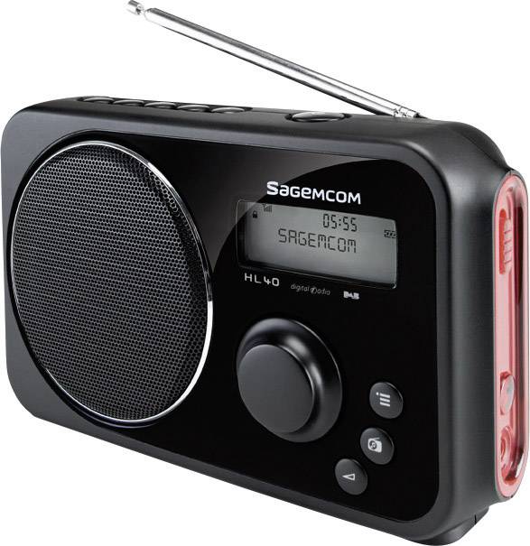 Sagem HL40 DAB/DAB+ UKW Radio Kofferradio UKW, DAB+ Schwarz