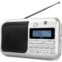 Dual DAB 4 Kofferradio DAB+, UKW    Silber Dual DAB 4 Kofferradio DAB+, UKW    Silber