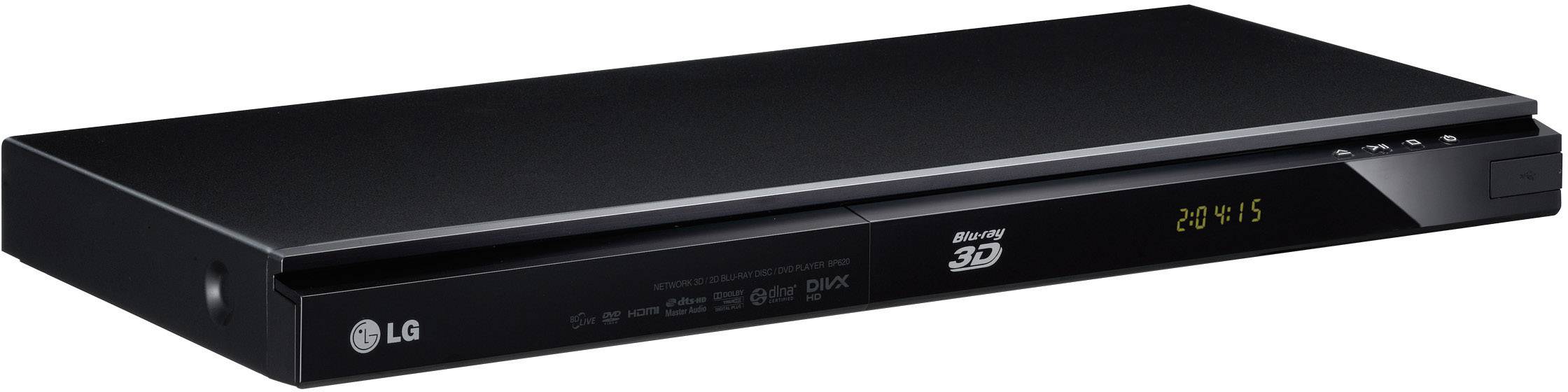LG Electronics BP620 3D-Blu-ray-Player Smart TV, WLAN, Full HD Upscaling Schwarz