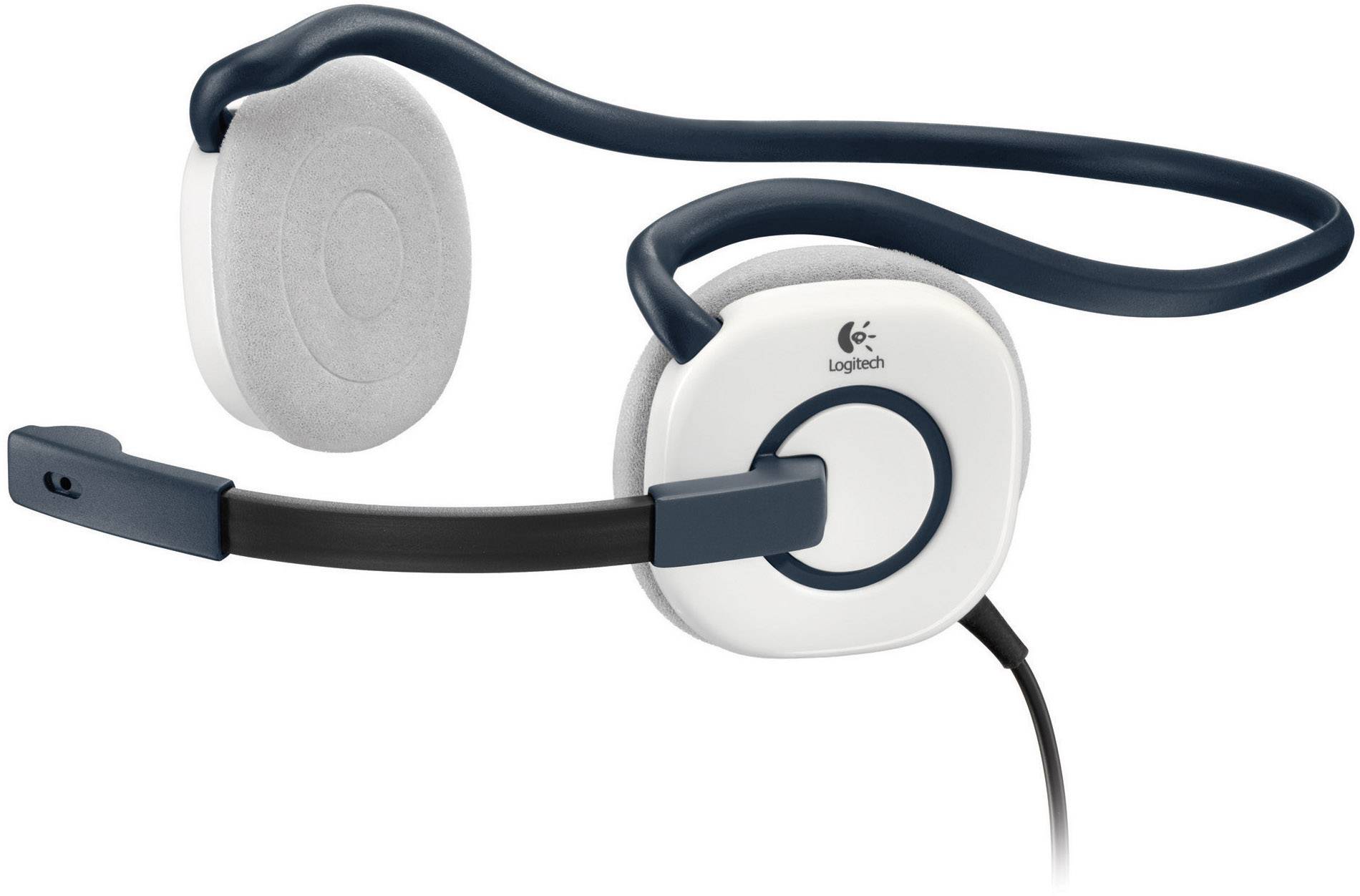 Logitech Stereo Headset H130 Computer On Ear Headset Stereo Noise Cancelling