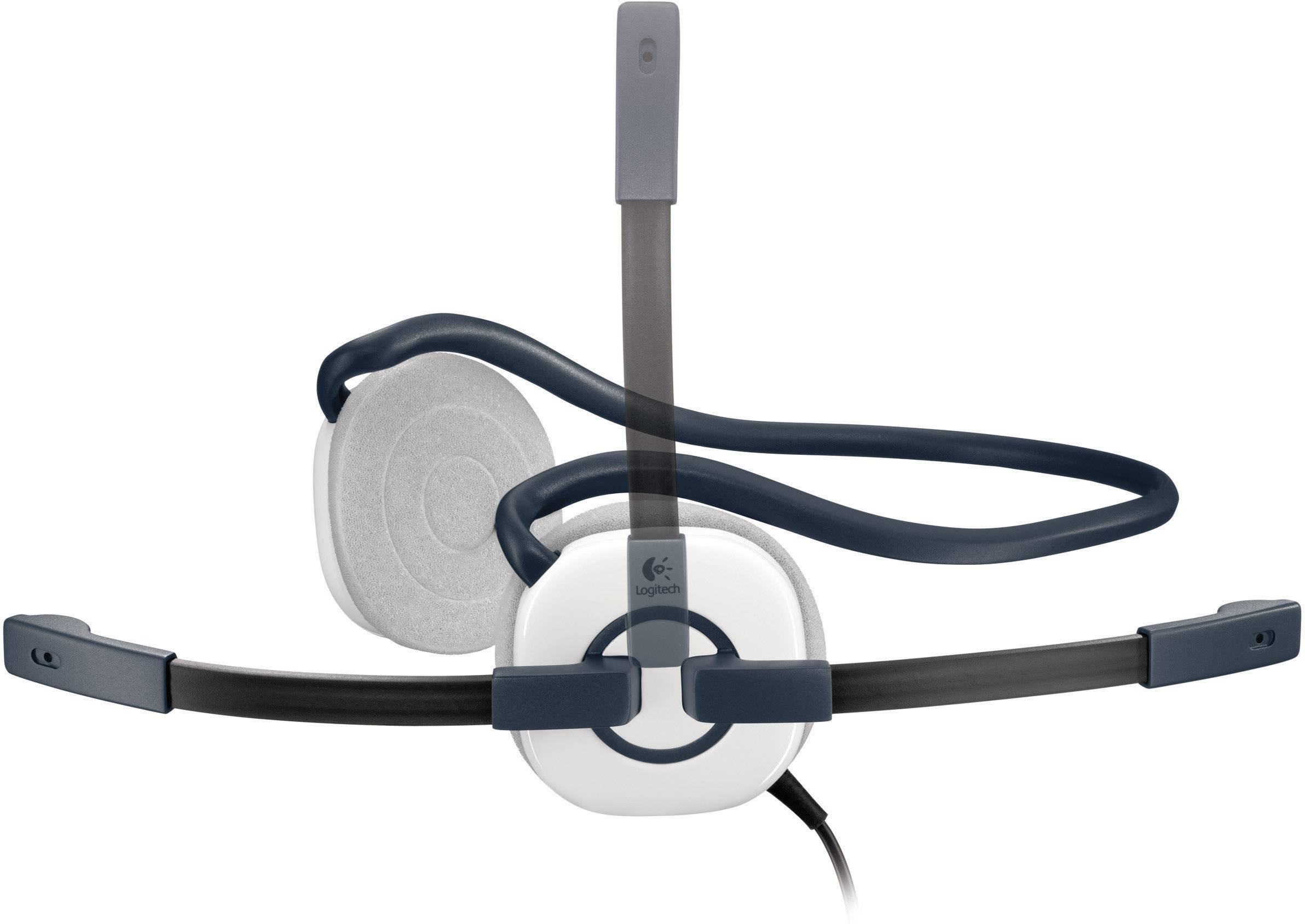 Logitech Stereo Headset H130 Computer On Ear Headset Stereo Noise Cancelling