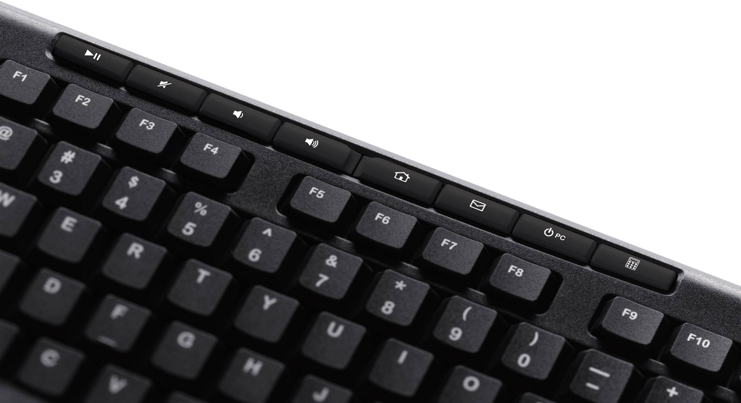 Logitech K270 Wireless Keyboard Funk Tastatur Deutsch, QWERTZ Schwarz Spritzwassergeschützt