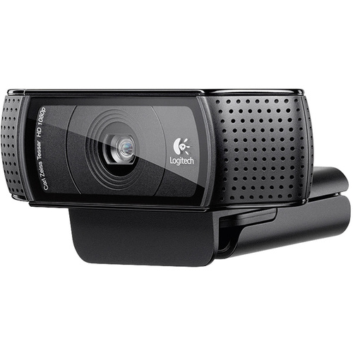 Logitech HD Pro C920 Full HD-Webcam 1920 x 1080 Pixel Klemm-Halterung