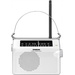 Sangean PR-D6 Kofferradio UKW, MW Weiß