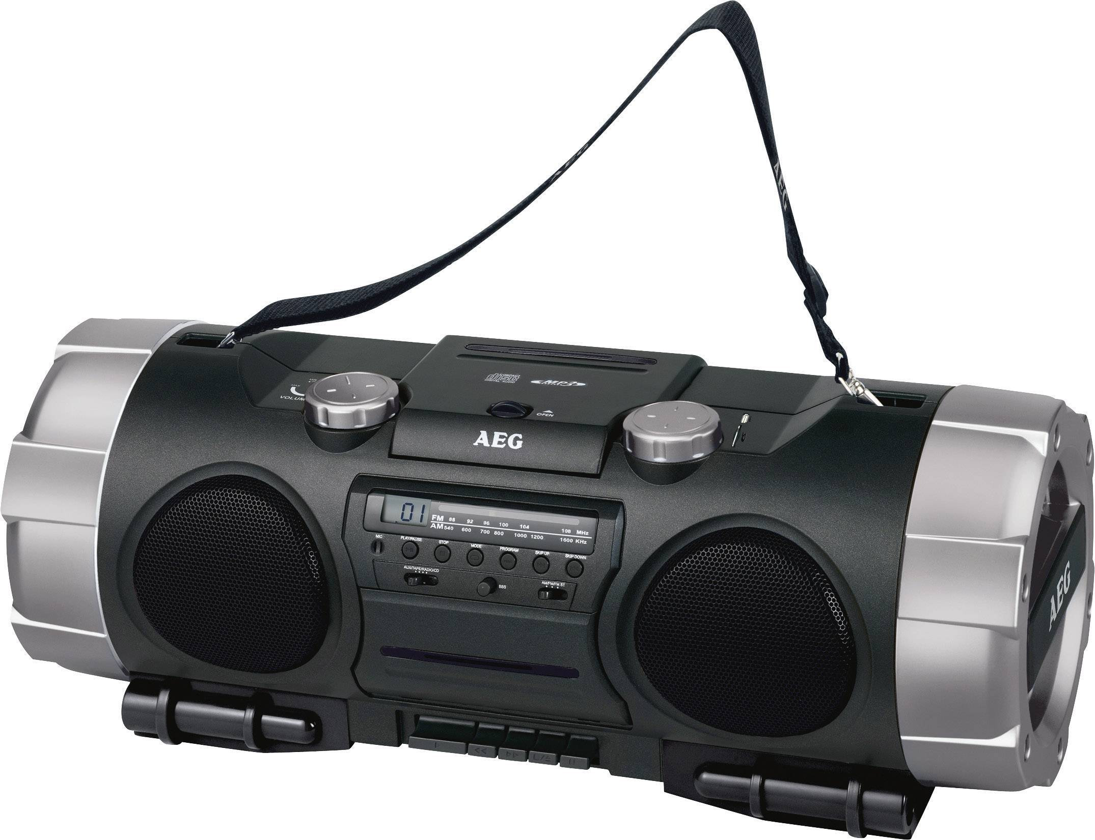 AEG SRP 4335 CD-Radio UKW, MW Schwarz