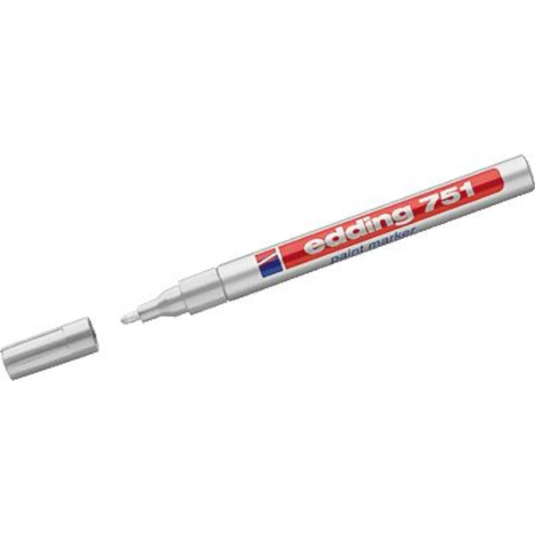 Edding 4-751054 751 paint marker Lackmarker Silber 1 mm, 2mm /Pack Edding 4-751054 751 paint marker Lackmarker Silber 1 mm, 2mm /Pack