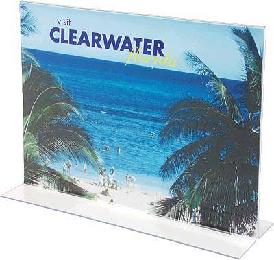 Deflecto Tischaufsteller A4 quer/47701 DIN A4 quer glasklar