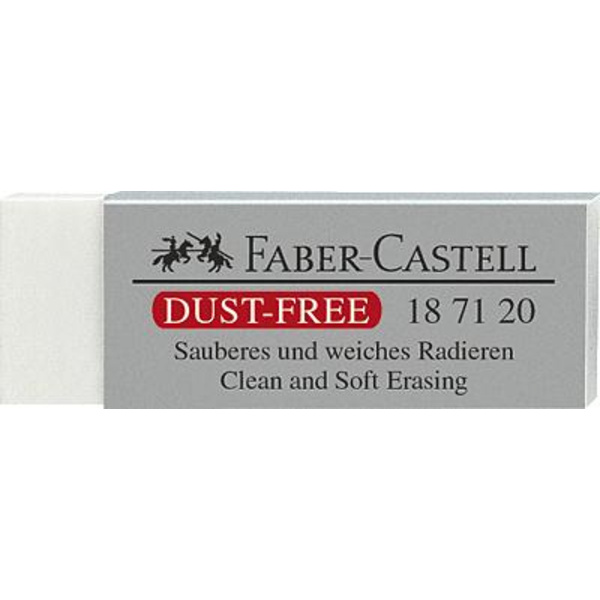 Faber-Castell Dust-free 187120 Gomme blanc