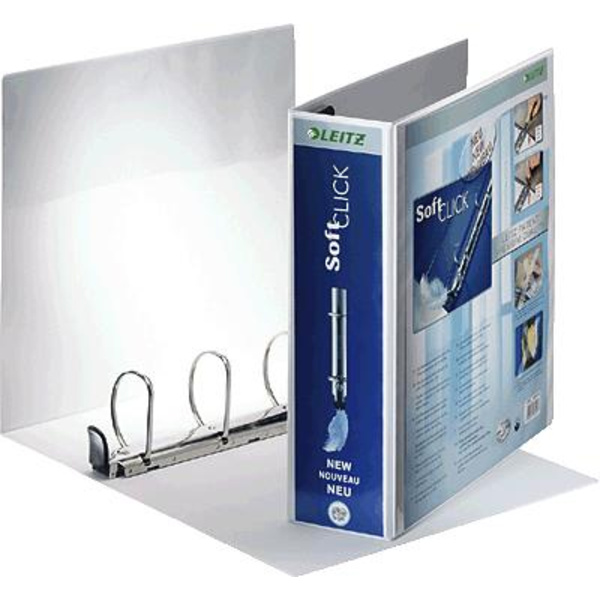 Leitz Präsentationsringbuch Premium SoftClick 4205 DIN A4, Überbreite Rückenbreite: 86mm Weiß 42050001 1St.