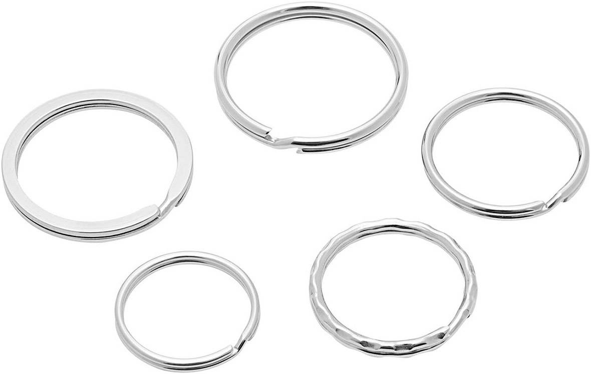 WEDO Schlüsselring 26230015 Classics Silber 15 St.