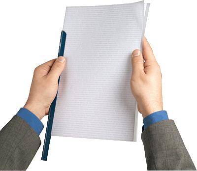 Durable 290001 Klemmschiene Schwarz DIN A4 Kunststoff 100 St./Pack.