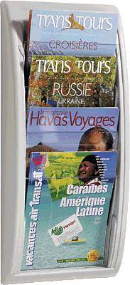 PAPERFLOW Wandhalter Quick Blick/4061-02 H65,5xB29xT9,5cm grau