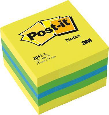 Post-it® Haftnotizwürfel Mini/2051-L 51x51 mm limone Inh.400 Blatt