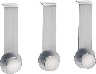 blomus® Türgarderobehaken-Set/68221 stahl Inh.3