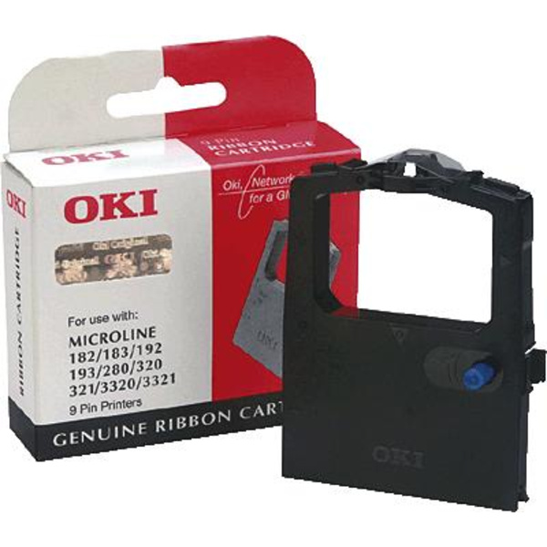 OKI Farbband 09002303 Original ML280 ML320 ML321 ML3320 ML3321 Passend für Geräte des Herstellers: OKI Schwarz 1St.
