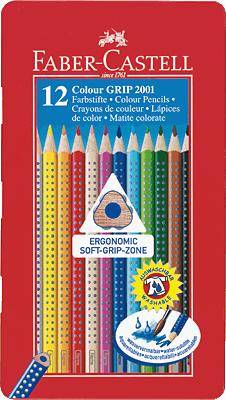 Faber-Castell Farbstift Colour GRIP 2001/112413 12er Etui Inh.12