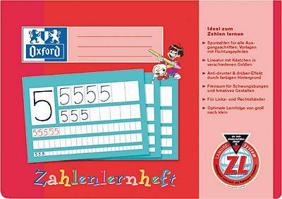 Zahlen- und Rechenheft A4 quer 16Blatt