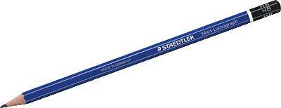 STAEDTLER Bleistift Mars Lumograph 100-4B 17,5cm 4B Schaft blau