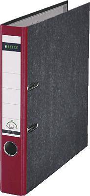 Leitz Ordner 1050 DIN A4 Rückenbreite: 52mm Rot Wolkenmarmor 2 Bügel 10505025