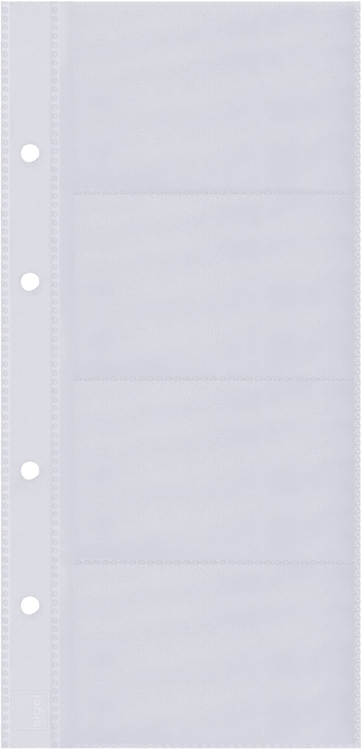 Sigel Visitenkartenhülle Visitenkartenmappe VZ350 max. Anzahl der Karten:80 Karten 10 St.