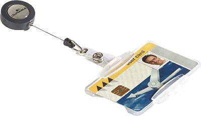 DURABLE Namenschild 801119 54x85mm mit Metallclip 10 St./Pack.