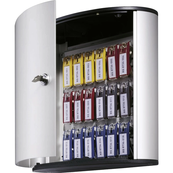 Durable Schlüsselkasten KEY BOX 18 - 1951 1951-23 Anzahl Haken 18 Silber (metallic) Durable Schlüsselkasten KEY BOX 18 - 1951 1951-23 Anzahl Haken 18 Silber (metallic)