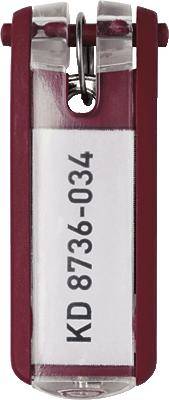 Durable Schlüsselanhänger 1957-03 Key Clip Rot 6 St.
