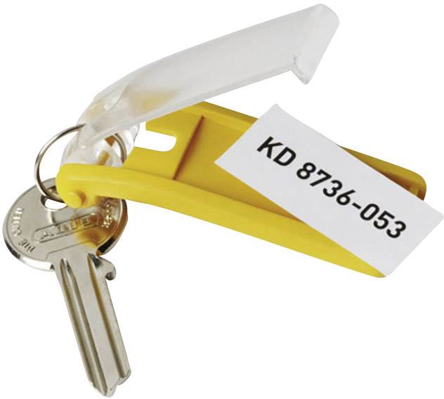 Durable Schlüsselanhänger 1957-04 Key Clip Gelb 6 St.