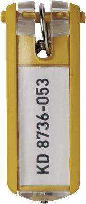 Durable Schlüsselanhänger 1957-04 Key Clip Gelb 6 St.