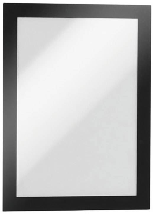 Durable 487101 DURAFRAME A5 - 4871 Info-Rahmen, selbstklebend DIN A5 Schwarz (B x H) 174mm x 236mm 2St.