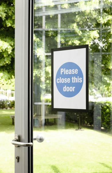 Durable 487201 DURAFRAME A4 - 4872 Info-Rahmen, selbstklebend DIN A4 Schwarz (B x H) 236 mm x 322 mm 2 St.