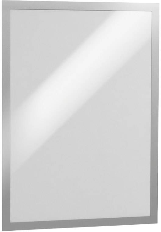 Durable 487323 DURAFRAME A3 - 4873 Info-Rahmen, selbstklebend DIN A3 Silber (B x H) 325mm x 445mm 2St.