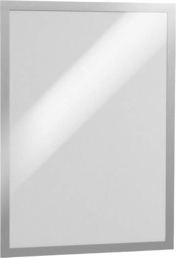 Durable 487323 DURAFRAME A3 - 4873 Info-Rahmen, selbstklebend DIN A3 Silber (B x H) 325mm x 445mm 2St.
