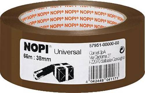 Nopi 57951 Packband Nopi® Braun (L x B) 66m x 38mm 66m