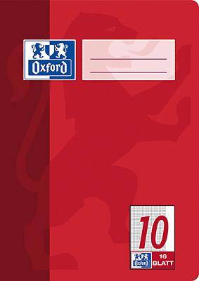 Oxford Schulheft, DIN A5, Lineatur 10 / kariert, 16 Blatt