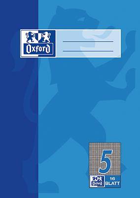 Oxford Heft A5 Lin. 5/384501605 5 - kariert 5mm 90 g/qm