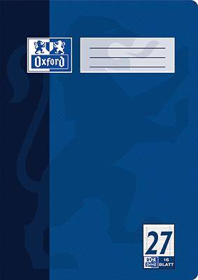 Oxford Schulheft Nr. 27 100050313 DIN A4 Rand li/re 16Bl. liniert