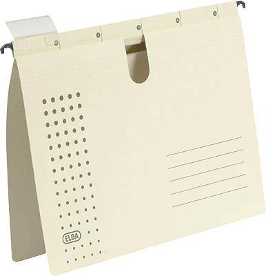 Elba Hängehefter chic/85802CH A4 chamois Karton (RC) 230 g/m² Inh.5