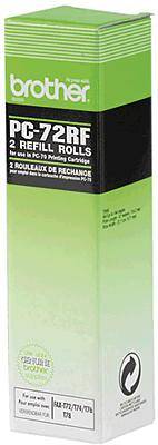 Brother Thermotransfer-Rolle Fax Original 144 Seiten Schwarz 2 St. PC-72RF PC72RF