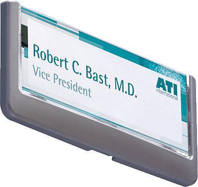 Türschild BxH 149x52,5mm graphit/silber