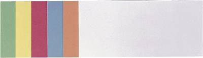Moderations-Karte Rechteck 205mmx95mm Orange 500 Stück