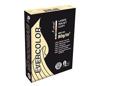 Clairefontaine Evercolor Pastell 40259C Farbiges Druckerpapier DIN A4 500 Blatt Creme