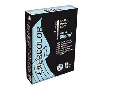 Clairefontaine Evercolor Pastell 40006C Farbiges Druckerpapier DIN A4 500 Blatt Hellblau