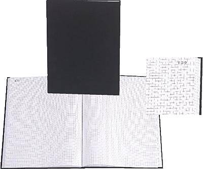 Exacompta 412E Geschäftsbuch kariert Schwarz Anzahl der Blätter: 100 DIN A4