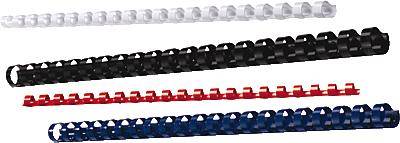 Binderücken ibiCombs 8mm 21 Ringe rot VE=100 Stück